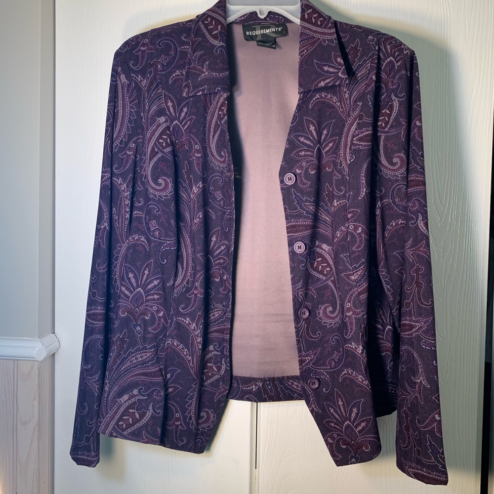 Requirements purple blazer